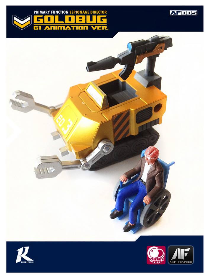 Art Feather AF-006 Goldbug With Chip Chase Box and Action